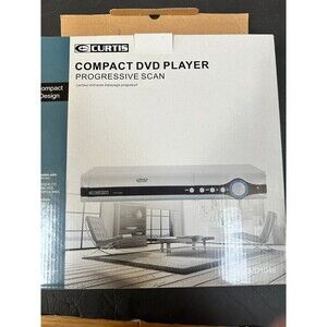 Curtis Compact DVD Player Progressive Scan DVD 1046 New In Open Box